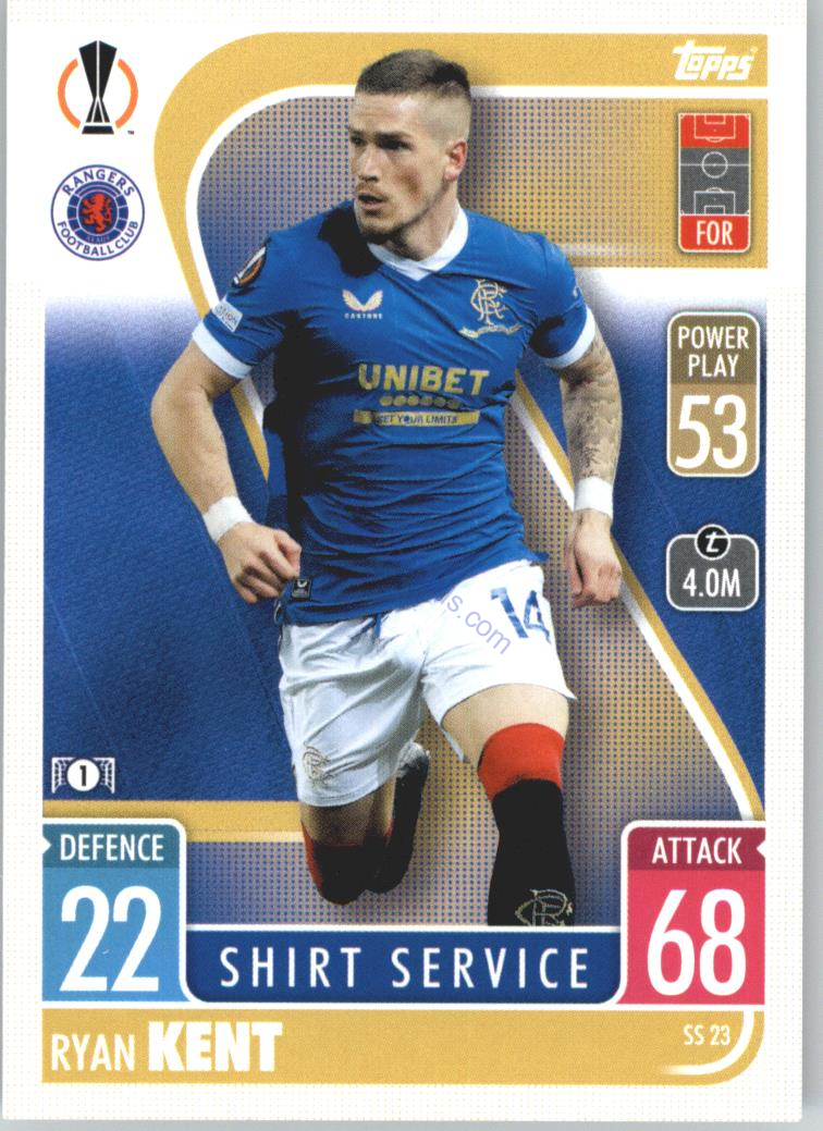 Ryan Kent 2021/22 Match Attax Extra #SS 23