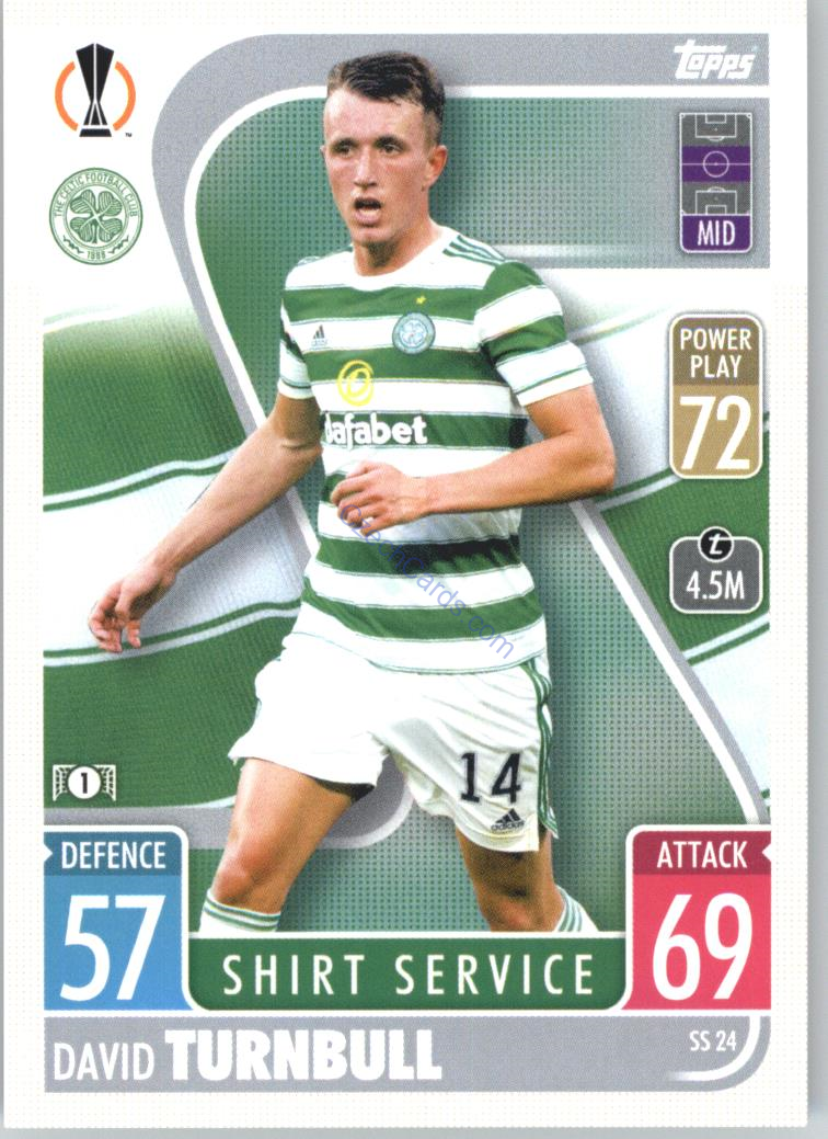 David Turnbull 2021/22 Match Attax Extra #SS 24