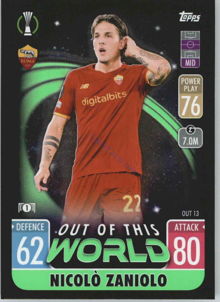Nicoló Zaniolo 2021/22 Match Attax Extra #OUT 13