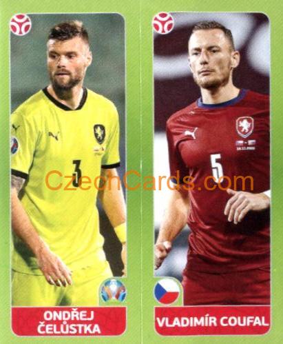Čelůstka / Coufal 2020 Panini UEFA Euro Tournament Ed. Blue #359