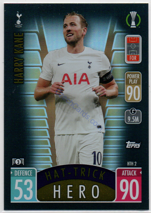 Harry Kane 2021/22 Match Attax Extra Hat-Trick Hero #HTH 2