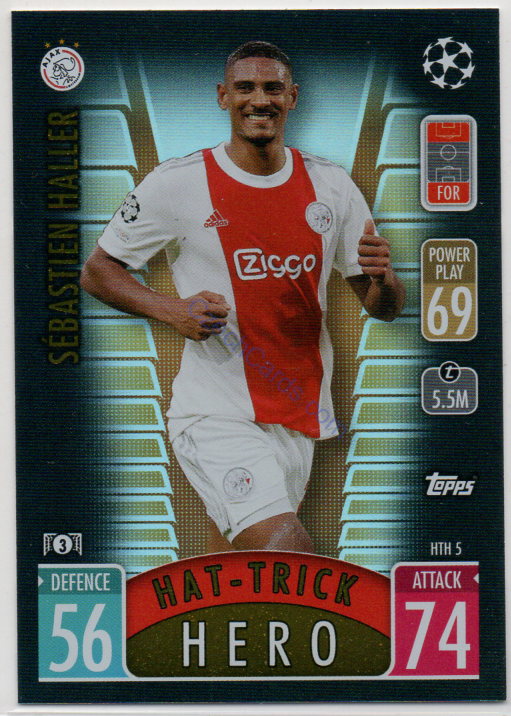 Sébastien Haller 2021/22 Match Attax Extra Hat-Trick Hero #HTH 5