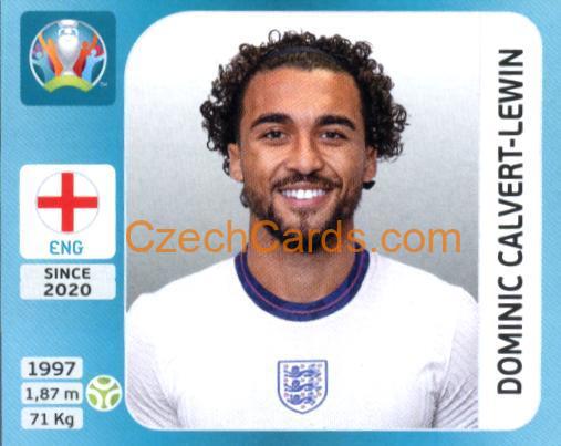Dominic Calvert-Lewin 2020 Panini UEFA Euro Tournament Ed. Blue #401