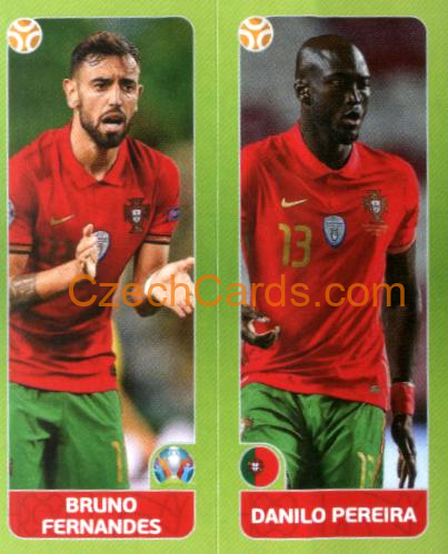 Fernandes / Pereira 2020 Panini UEFA Euro Tournament Ed. Blue #631