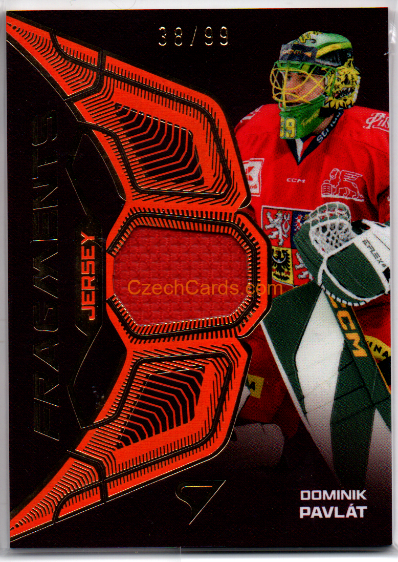 DOMINIK PAVLÁT 2025 Sportzoo Hokejové Česko JERSEY FRAGMENTS xx/99 #JF-DP