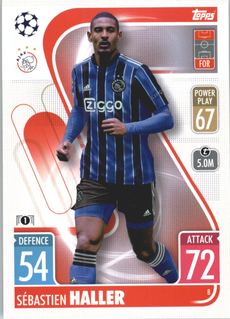 Sébastien Haller Topps Match Attax 2021/22 #8