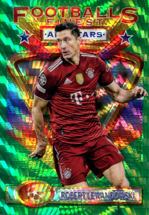 Robert Lewandowski 2021/22 Topps Finest Flashbacks UEFAparallel xx/35 #100