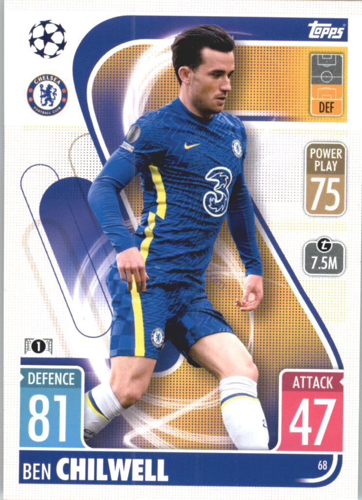 Ben Chilwell Topps Match Attax 2021/22 #68