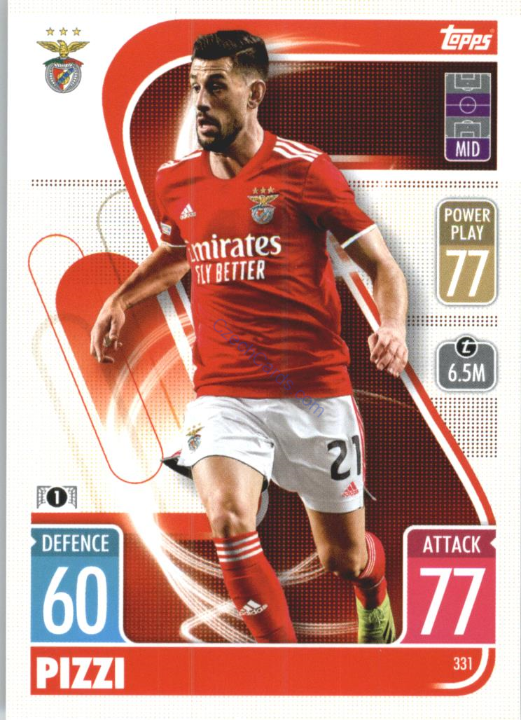 Pizzi Topps Match Attax 2021/22 #331