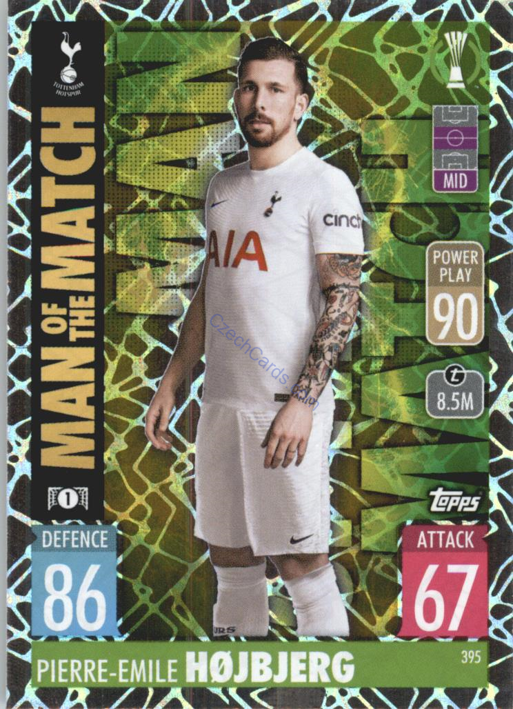 Pierre-Emile Höjbjerg Match Attax 2021/22 Man Of The Match #395