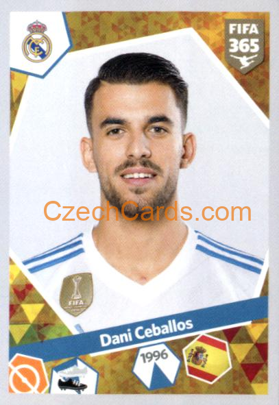 Dani Ceballos 2018 Panini FIFA 365 sticker #207