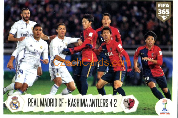 Final 1 Real Madrid Ronaldo 2018 Panini FIFA 365 sticker big #505