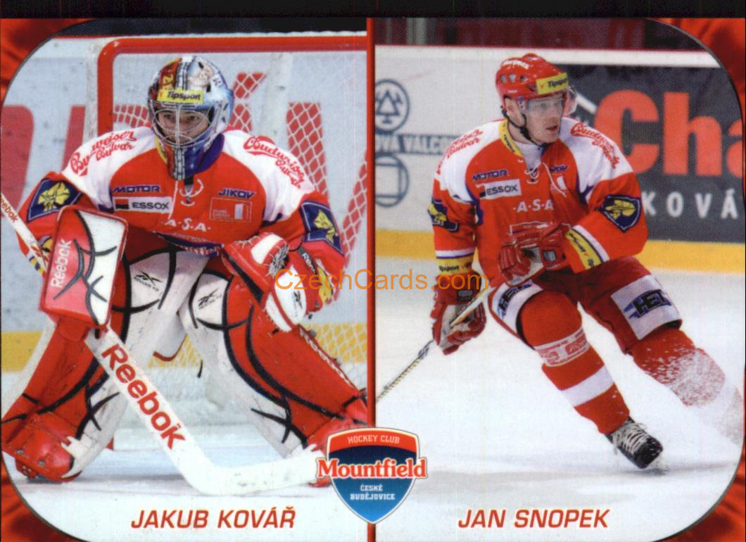 Kovář Jakub (G) / Snopek Jan OFS 2010/11 Klubová Karta #K01