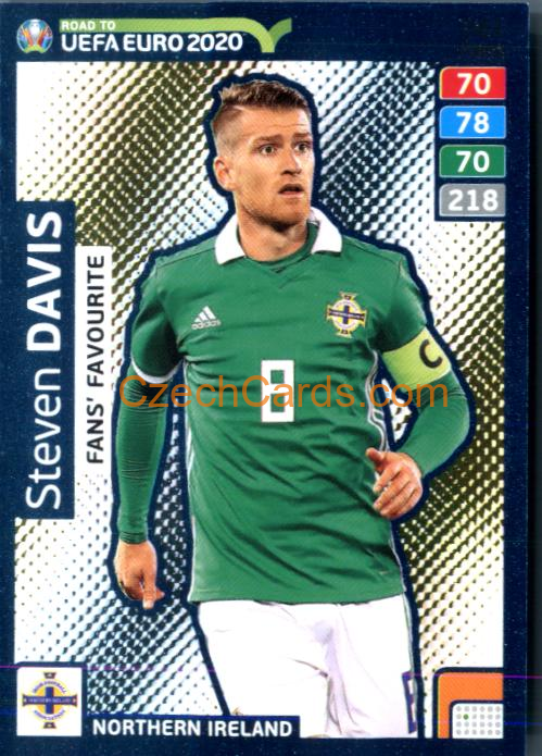 Steven Davis 2020 Panini Adrenalyn Road To UEFA EURO Fans #261