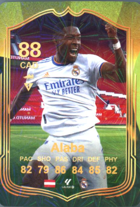 Alaba 2025 World Football Stars unofficial Chinese