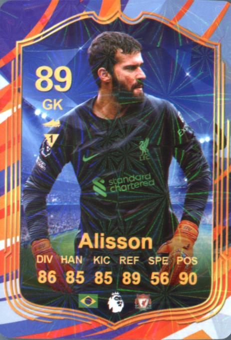 Alisson 2025 World Football Stars unofficial Chinese
