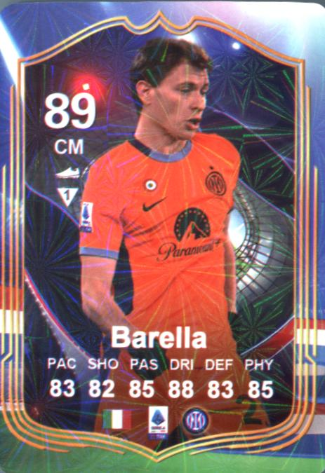 Barella 2025 World Football Stars unofficial Chinese