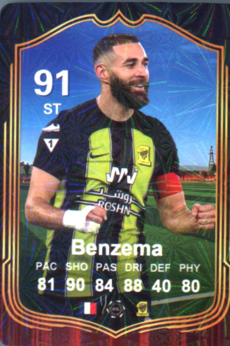 Benzema 2025 World Football Stars unofficial Chinese