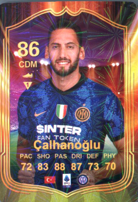 Calhanoglu 2025 World Football Stars unofficial Chinese