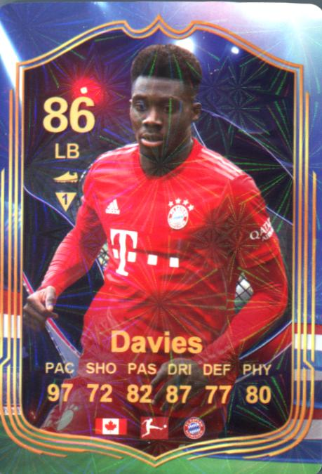 Davies 2025 World Football Stars unofficial Chinese