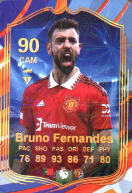 Bruno Fernandes 2025 World Football Stars unofficial Chinese