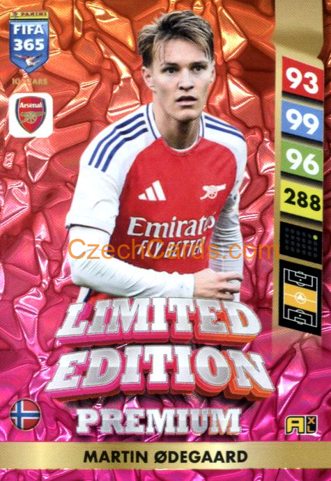 Martin Odegarard 2025 FIFA 365 Adrenalyn Limited Premium