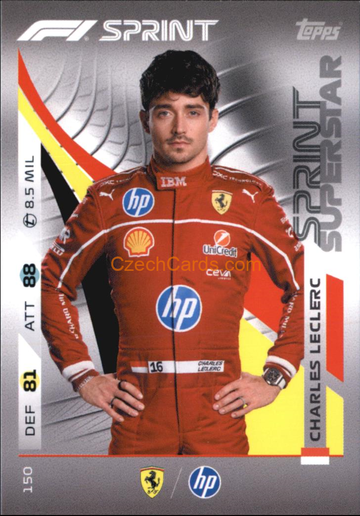 Charles Leclerc 2025 Topps Turbo Attax #150