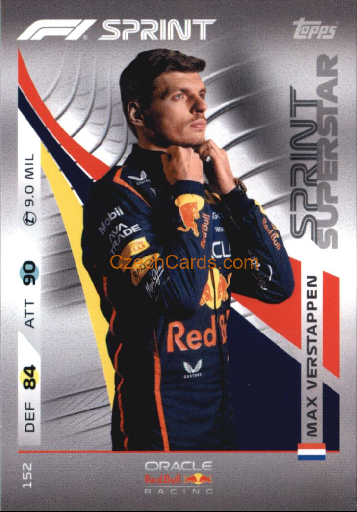 Max Verstappen 2025 Topps Turbo Attax #152