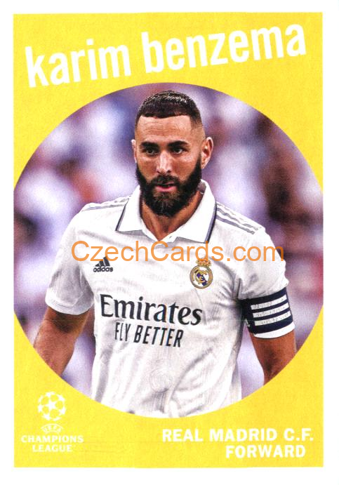 Karim Benzema 2022/23 Topps Club Competitions 1959 Topps #59-18