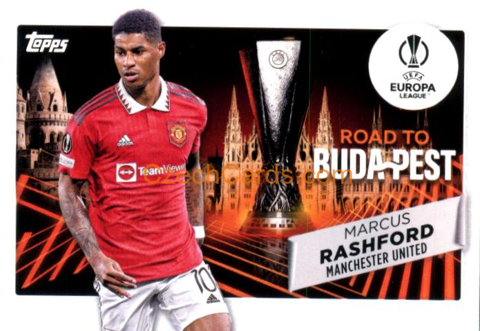 Marcus Rashford 2022/23 Topps Club Competitions Road to the Final RF-7