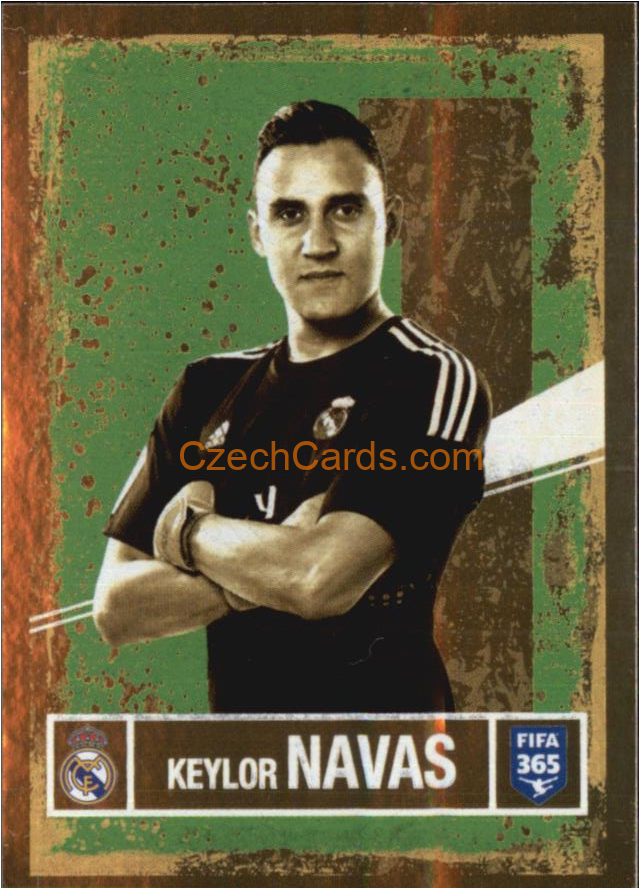 Keylor Navas Panini 2017 FIFA 365  Golden Sticker #6
