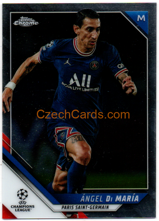 Angel Di Maria 2021/22 Topps Chrome UCL #19