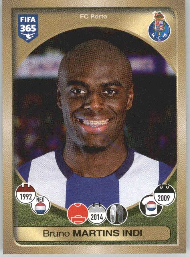 Bruno Martins Indi Panini 2017 FIFA 365 Sticker  #19
