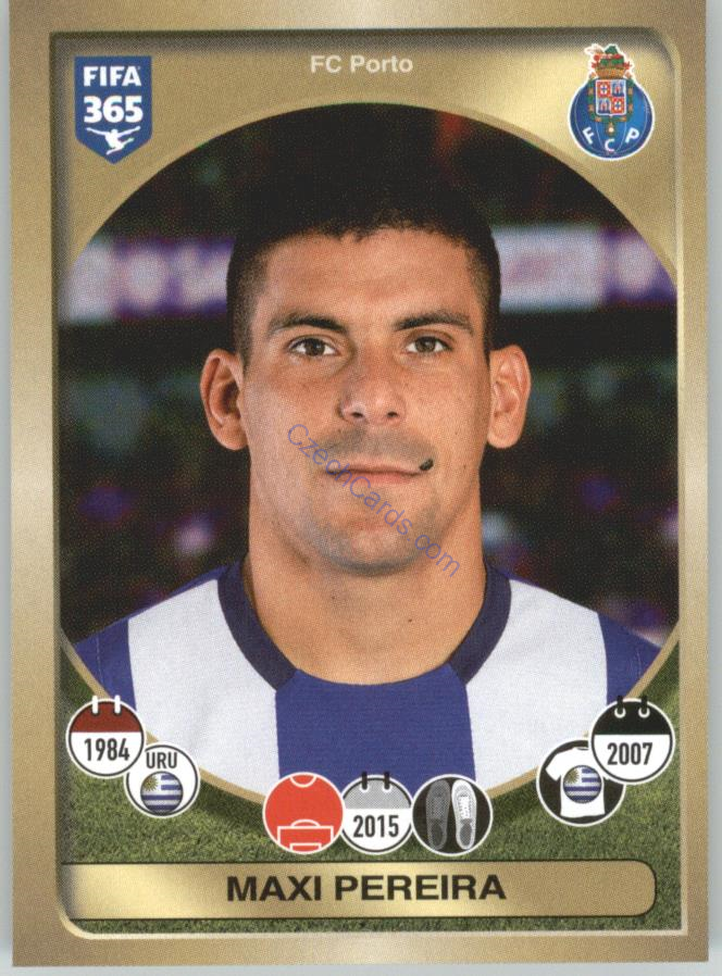 Maxi Pereira Panini 2017 FIFA 365 Sticker #21