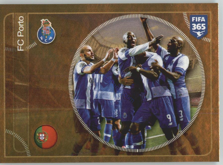 FC Porto team Panini 2017 FIFA 365 Golden Sticker #22