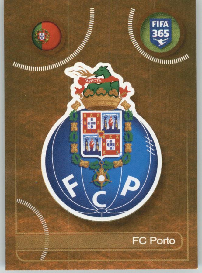FC Porto logo Panini 2017 FIFA 365 Golden Sticker #23