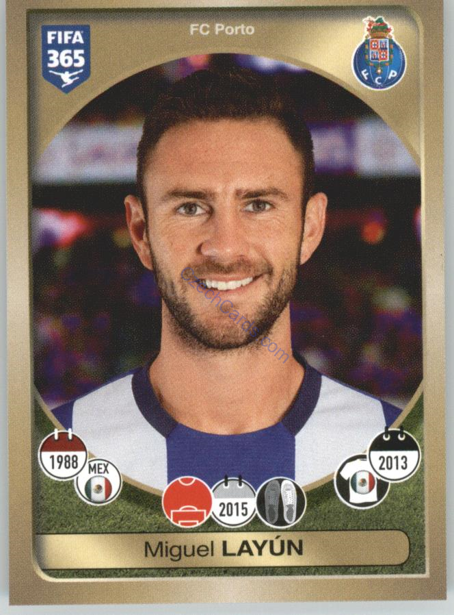 Miguel Layún Panini 2017 FIFA 365 Sticker #24