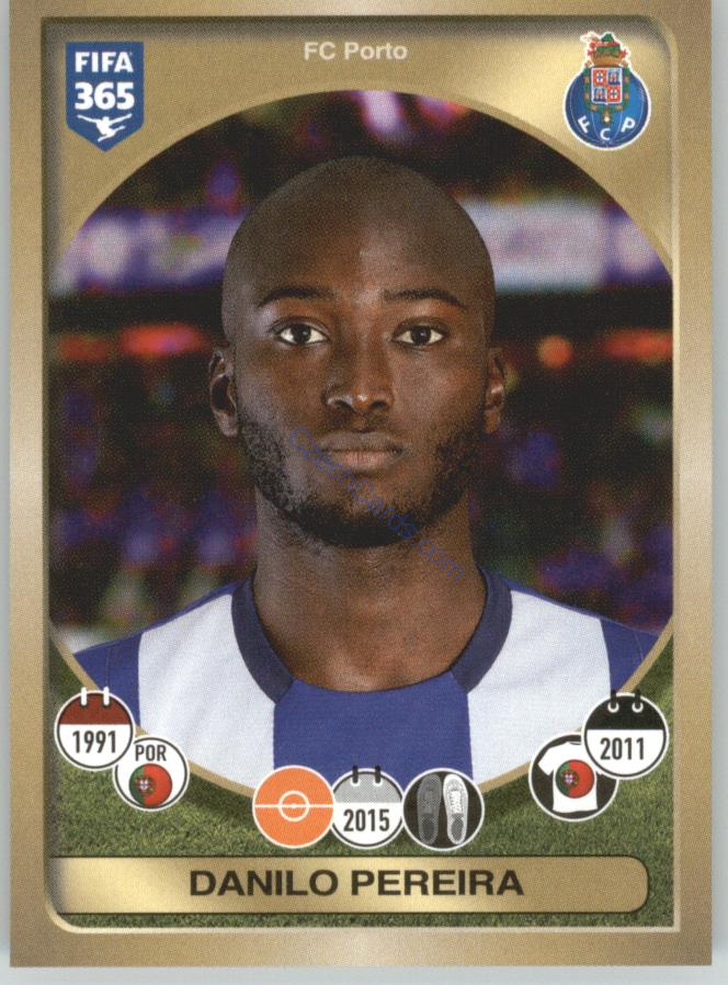 Danilo Pereira Panini 2017 FIFA 365 Sticker #25