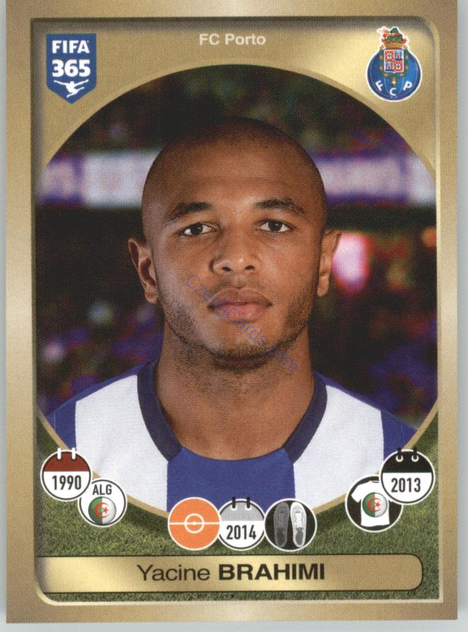 Yacine Brahimi Panini 2017 FIFA 365 Sticker #26