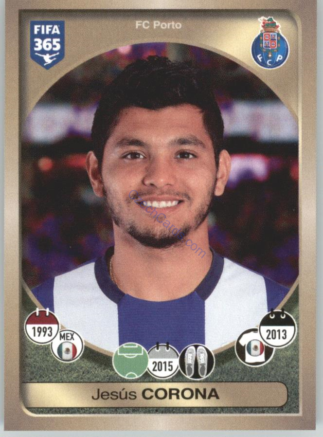 Jesús Corona Panini 2017 FIFA 365 Sticker #30