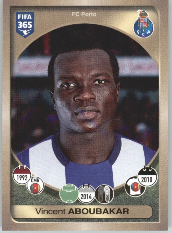 Vincent Aboubakar Panini 2017 FIFA 365 #31