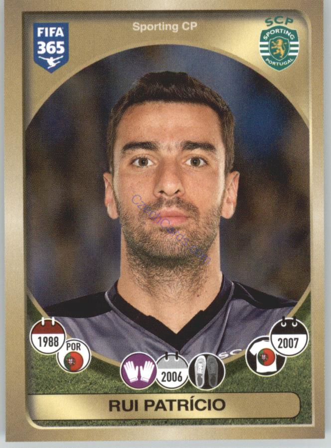 Rui Patrício Panini 2017 FIFA 365 Sticker #32