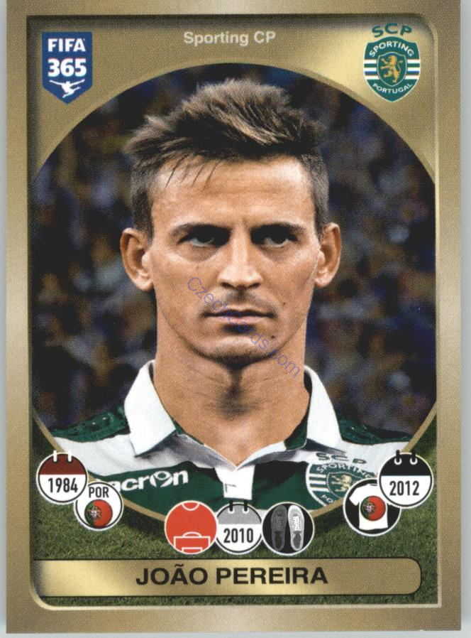 João Pereira Panini 2017 FIFA 365 Sticker #34