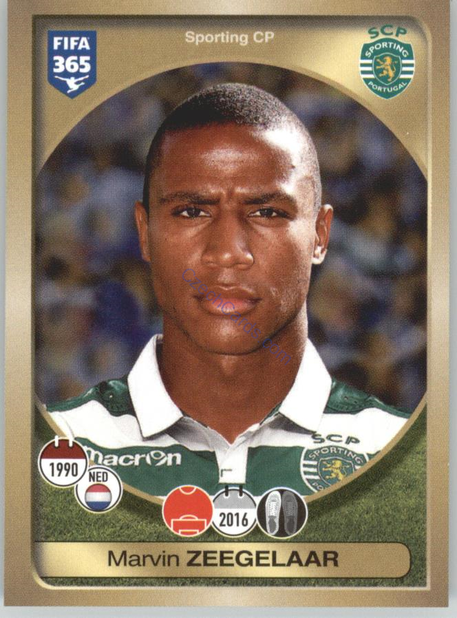 Marvin Zeegelaar Panini 2017 FIFA 365 Sticker #35
