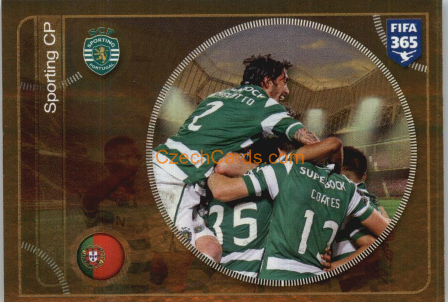 Sporting CP team Panini 2017 FIFA 365 Golden Sticker #36