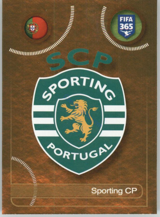 Sporting CP logo Panini 2017 FIFA 365 Golden Sticker #37