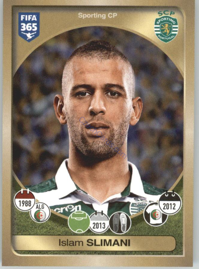 Islam Slimani Panini 2017 FIFA 365 Sticker #44