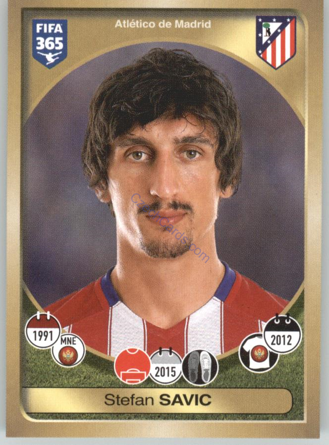 Stefan Savic Panini 2017 FIFA 365 Sticker #47