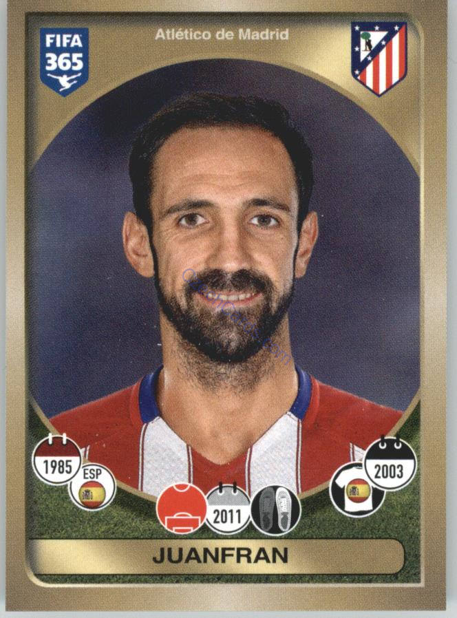 Juanfran Panini 2017 FIFA 365 Sticker #52