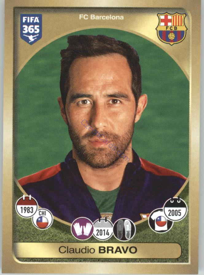 Claudio Bravo Panini 2017 FIFA 365 Sticker #60